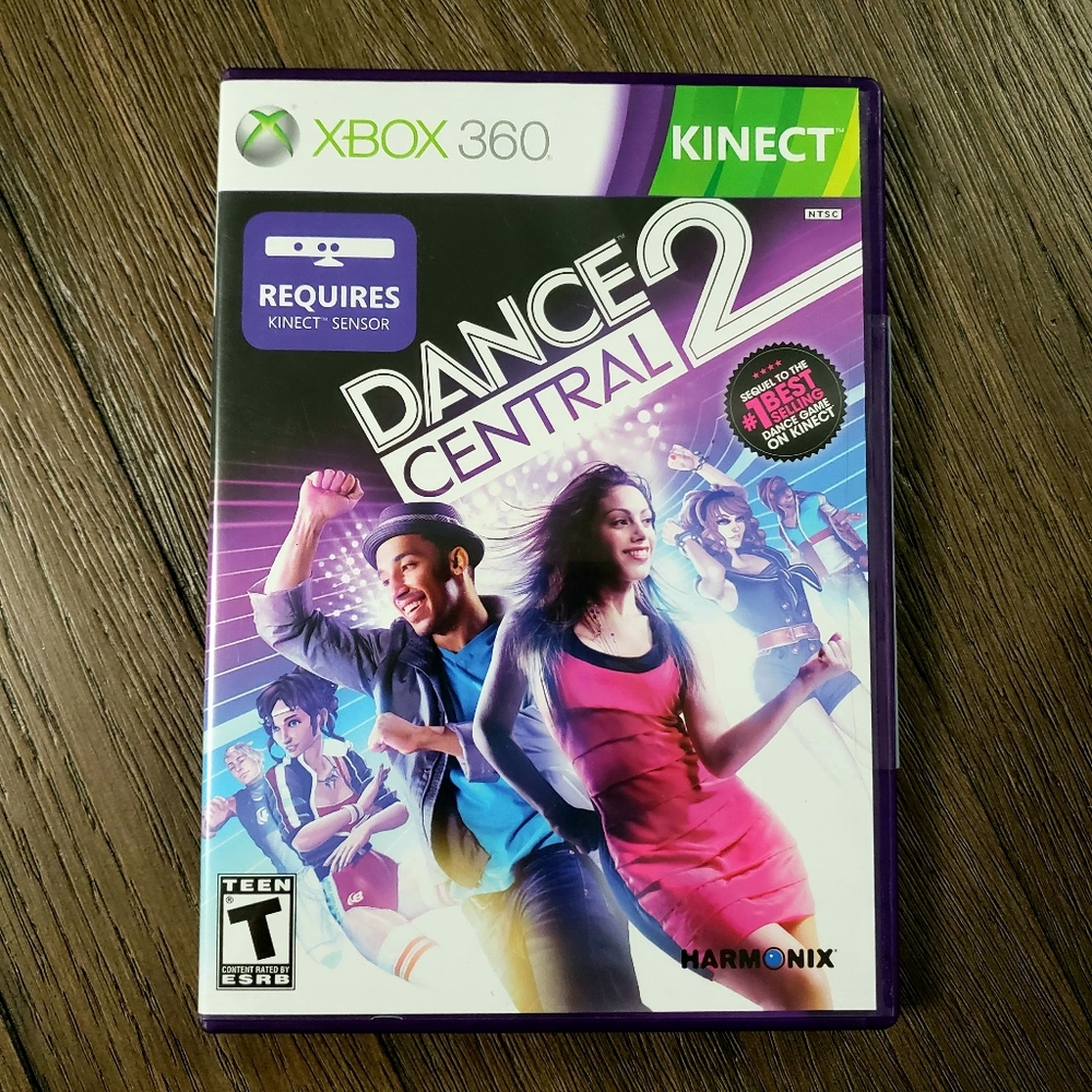 XBOX 360 Dance Central 2 video game DVD